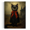 Victorian Black Cat Miss Jinx Wall Art - Twitchers Emporium Store
