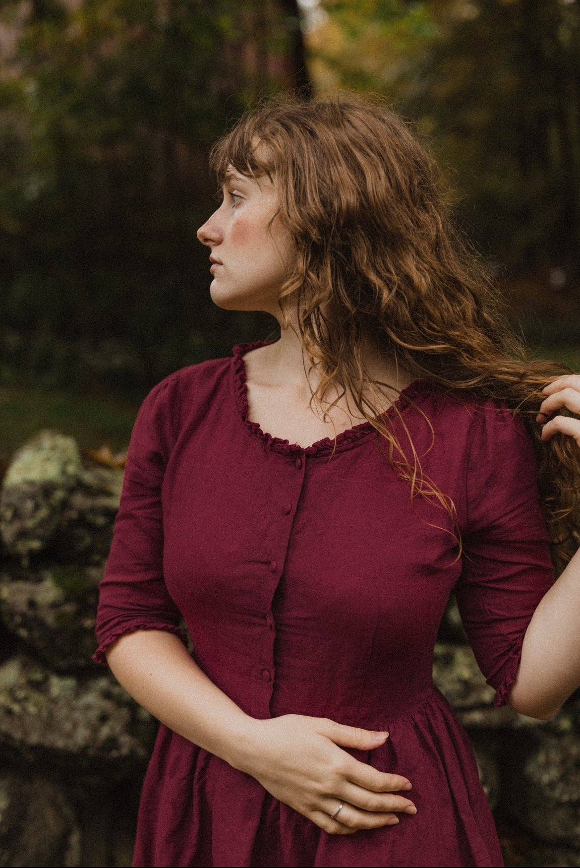 Alcott Dress Cranberry