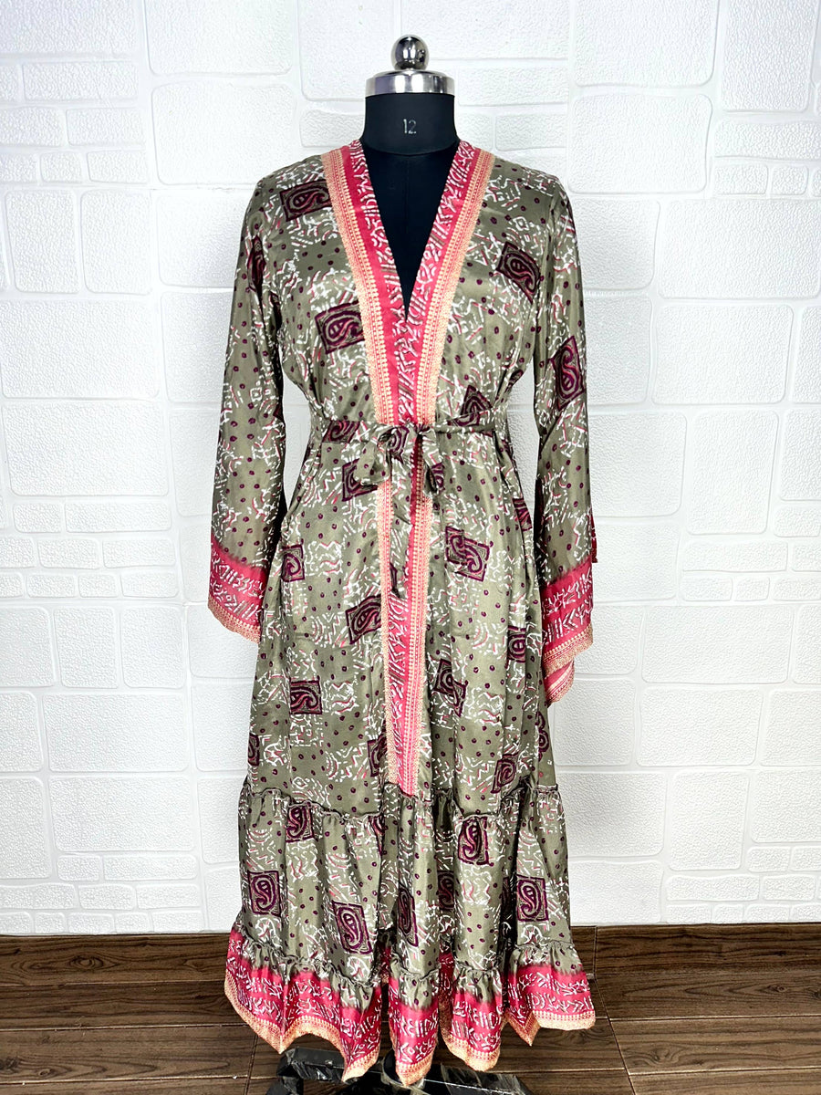 SALE - Recycled Indian Silk Dress - Twitchers Emporium Store