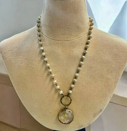 Oversize Crystal Pendant