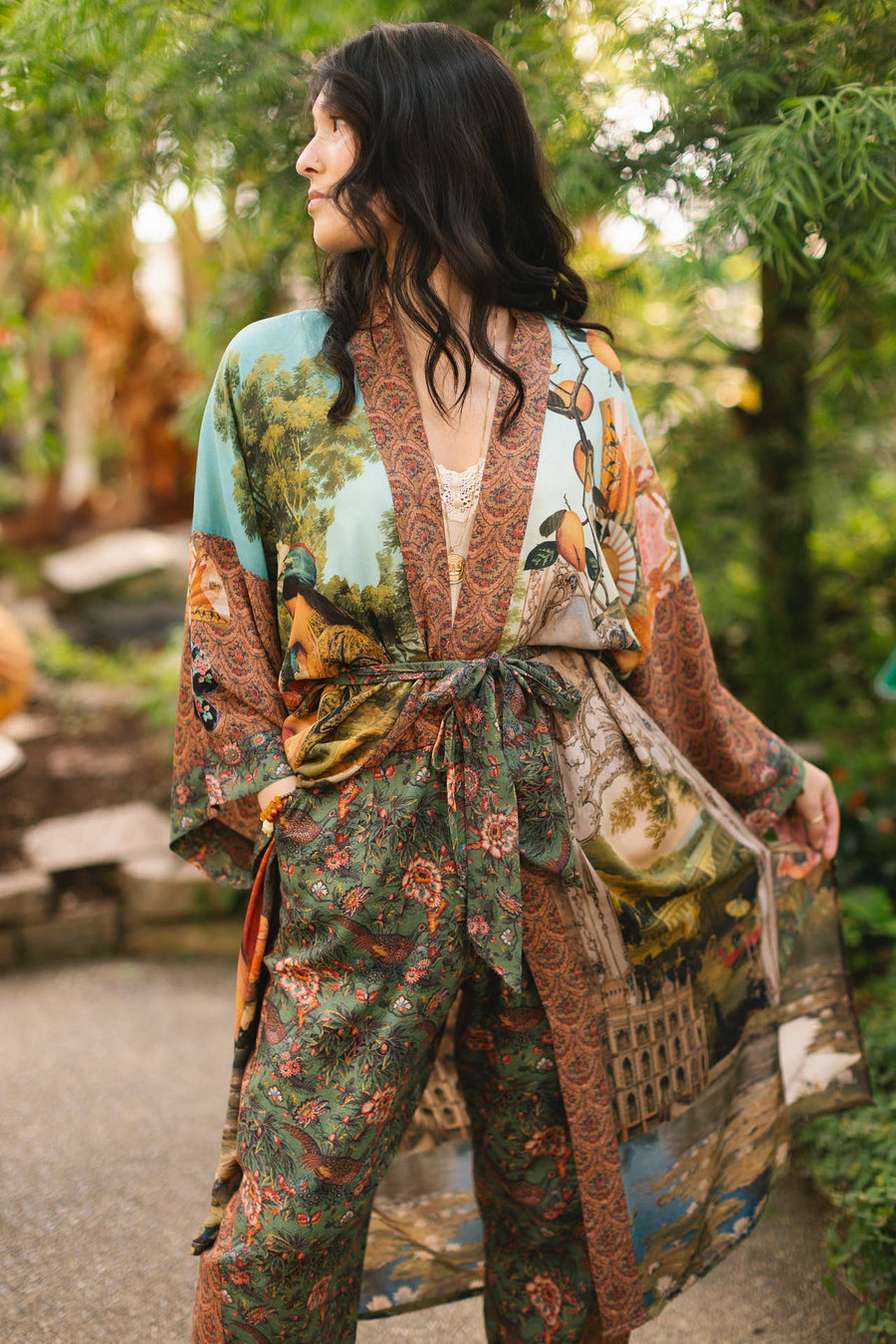 Secret Garden Long Kimono