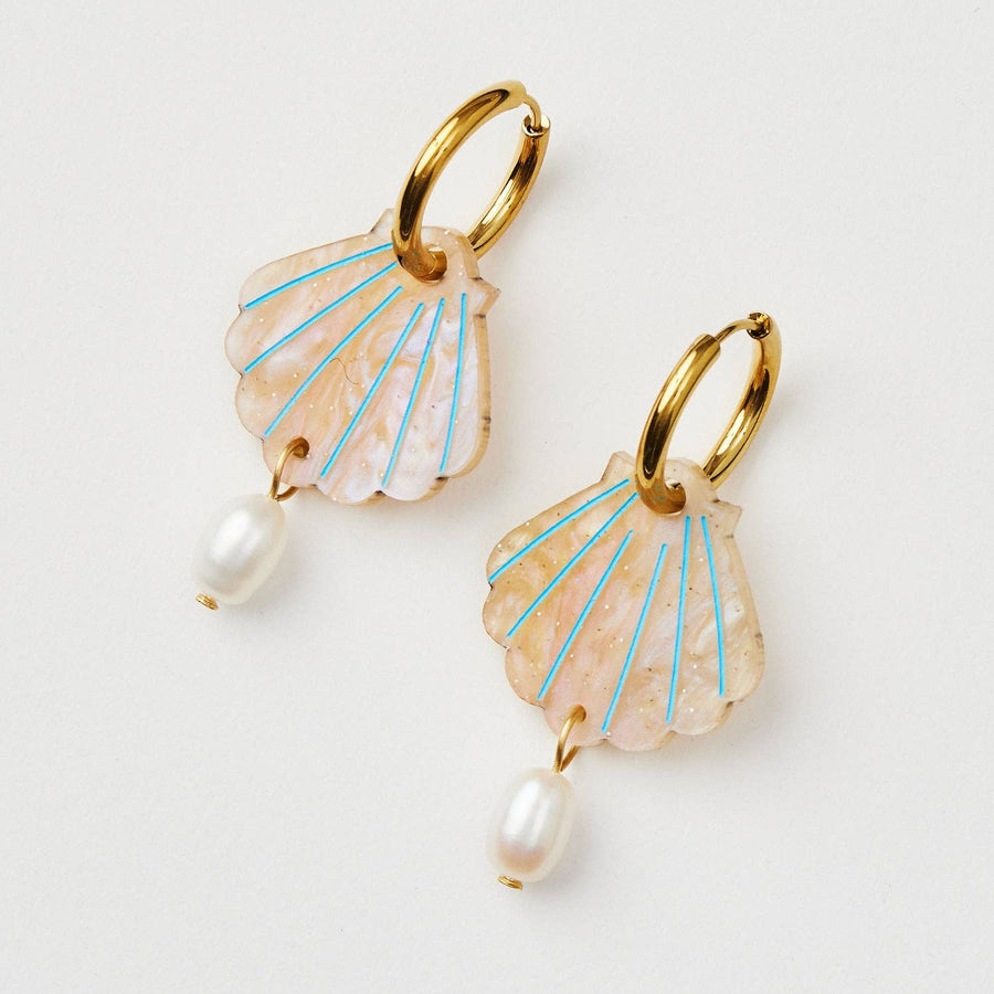 Shell and Pearl Earrings - Twitchers Emporium Store