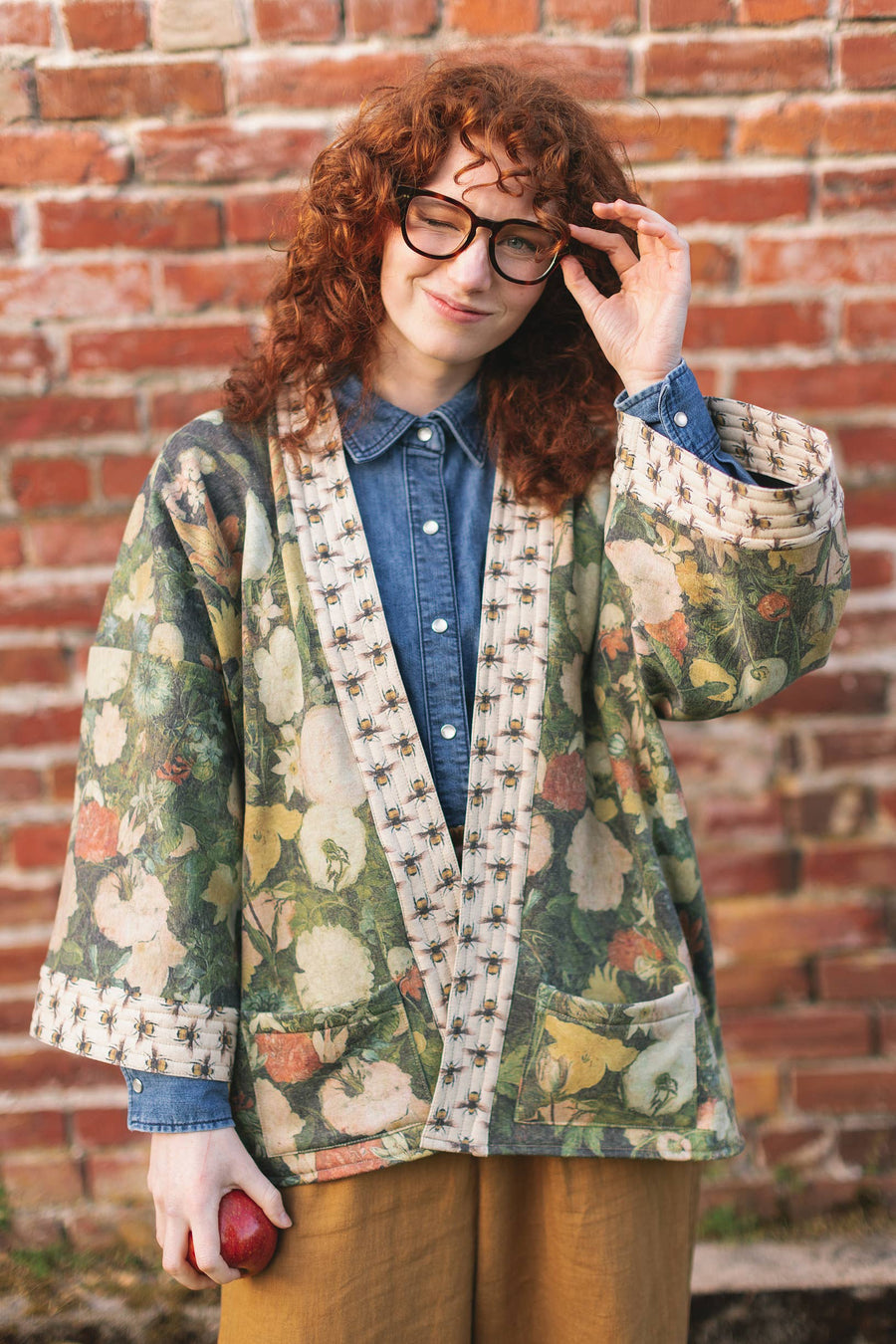 I Dream in Flowers Fleece Cardy