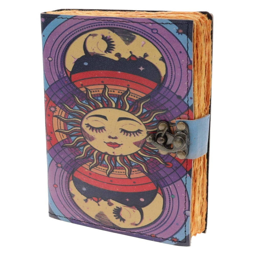 LEATHER JOURNAL - Sun Moon