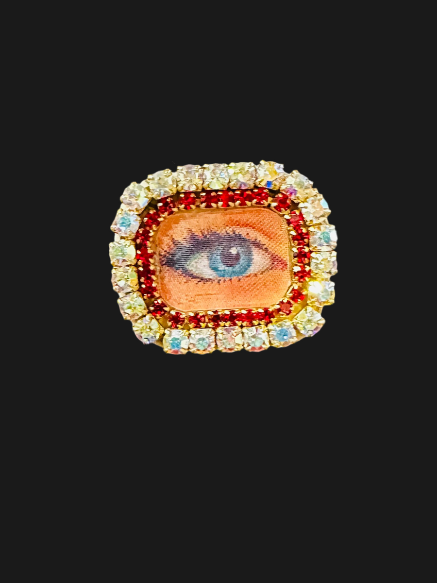 Apple of My Eye Brooch - Twitchers Emporium Store