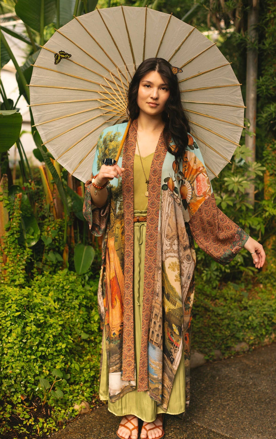 Secret Garden Long Kimono