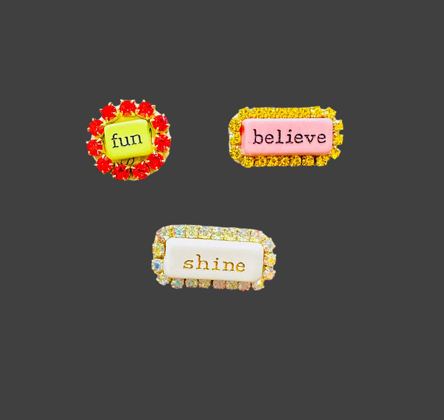 “WORD” Single Rhinestone - Twitchers Emporium Store