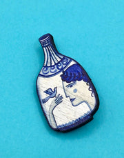 Greek Lady Brooch - Twitchers Emporium Store