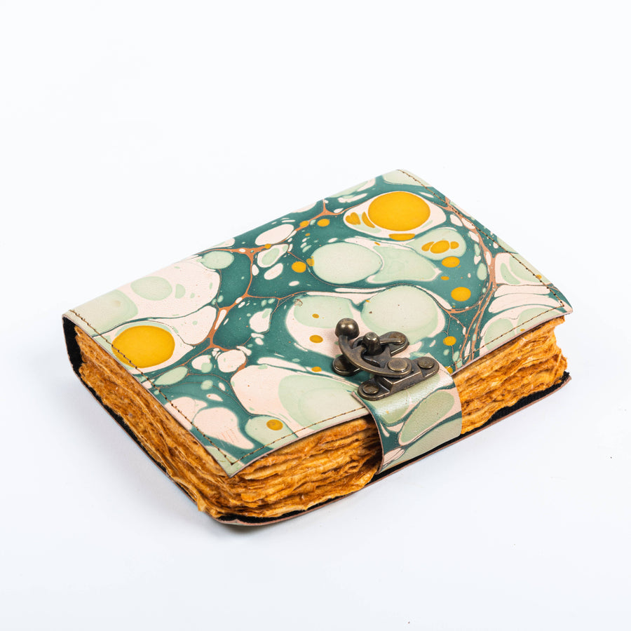 Marble Leather Journal - Twitchers Emporium Store
