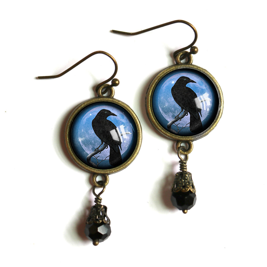 Crow Earrings