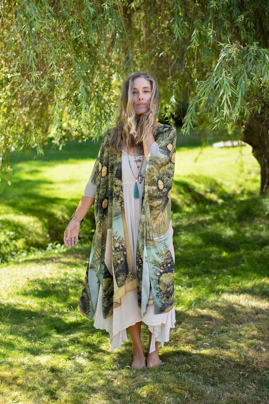 Tree of Life Kaftan Kimono