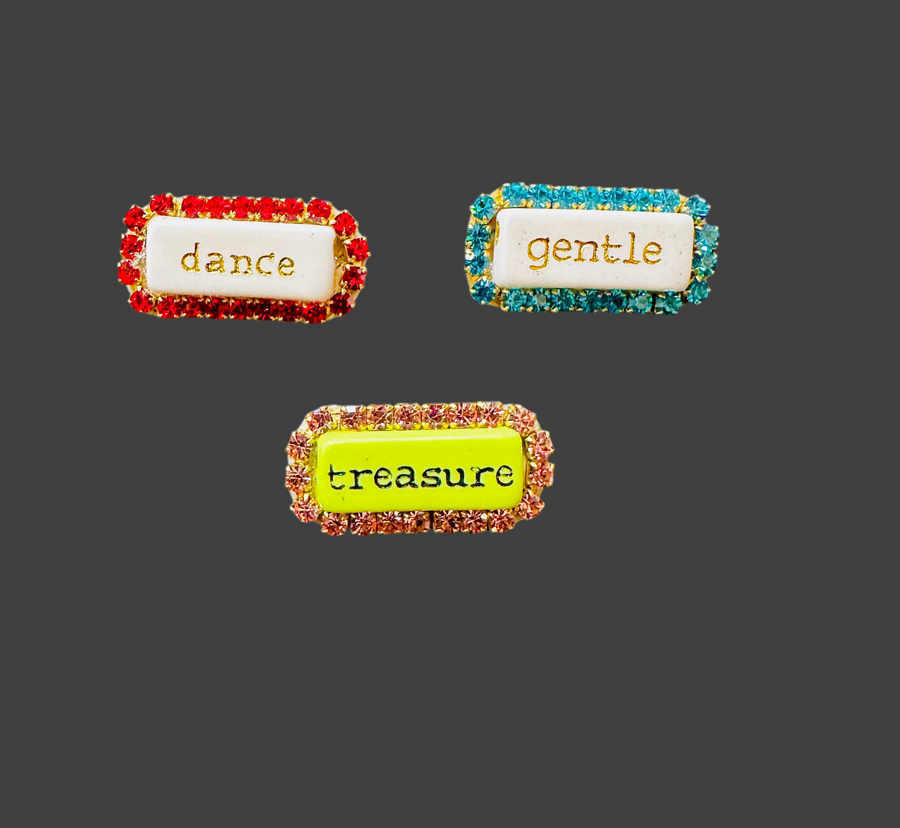 “WORD” Single Rhinestone - Twitchers Emporium Store