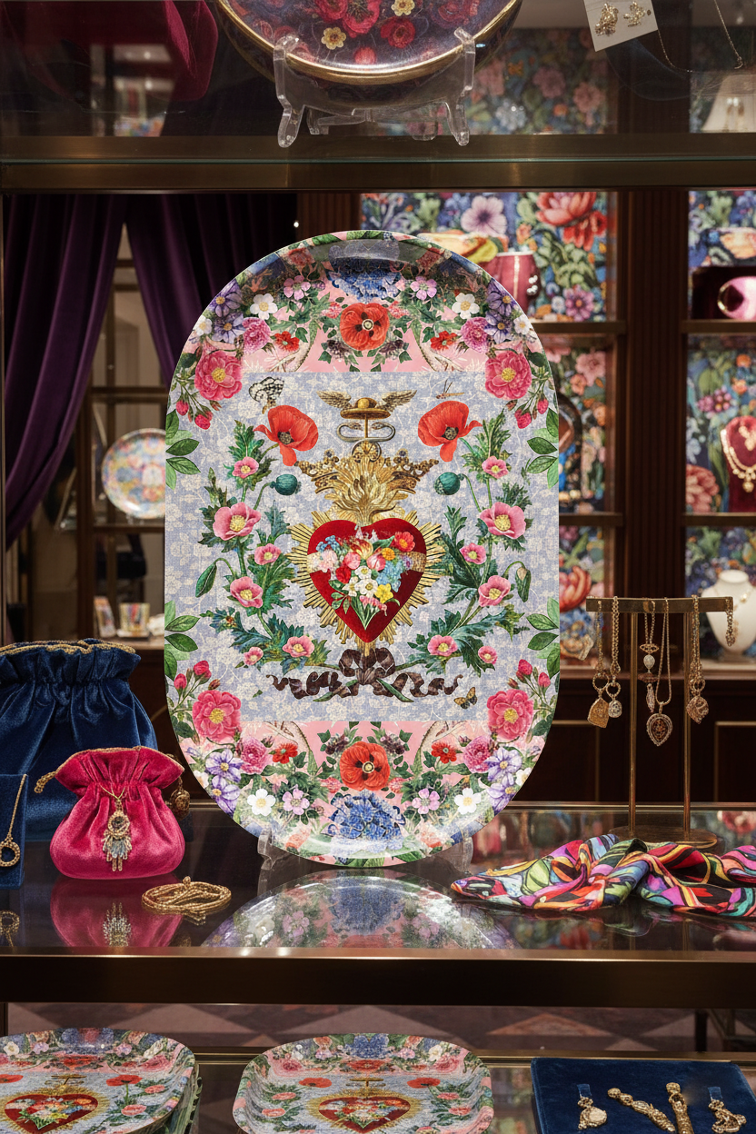 Ex-voto Oval Tray - Mouchkine - Twitchers Emporium Store