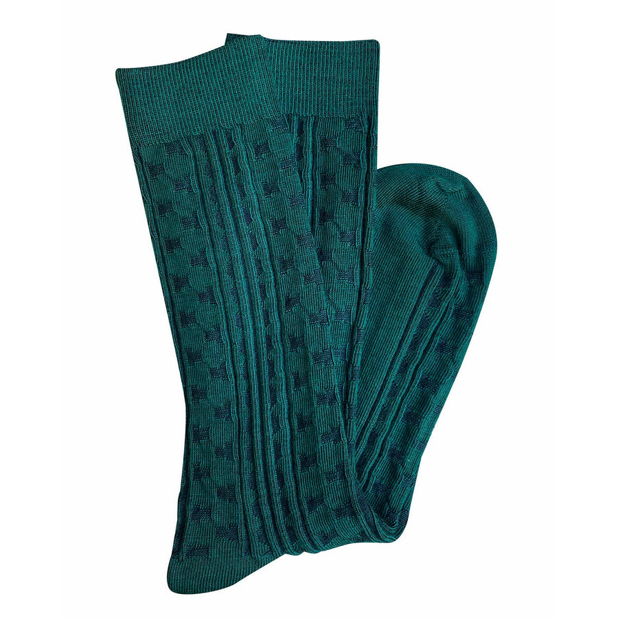 'Industry' Green Merino Wool Socks - Twitchers Emporium Store