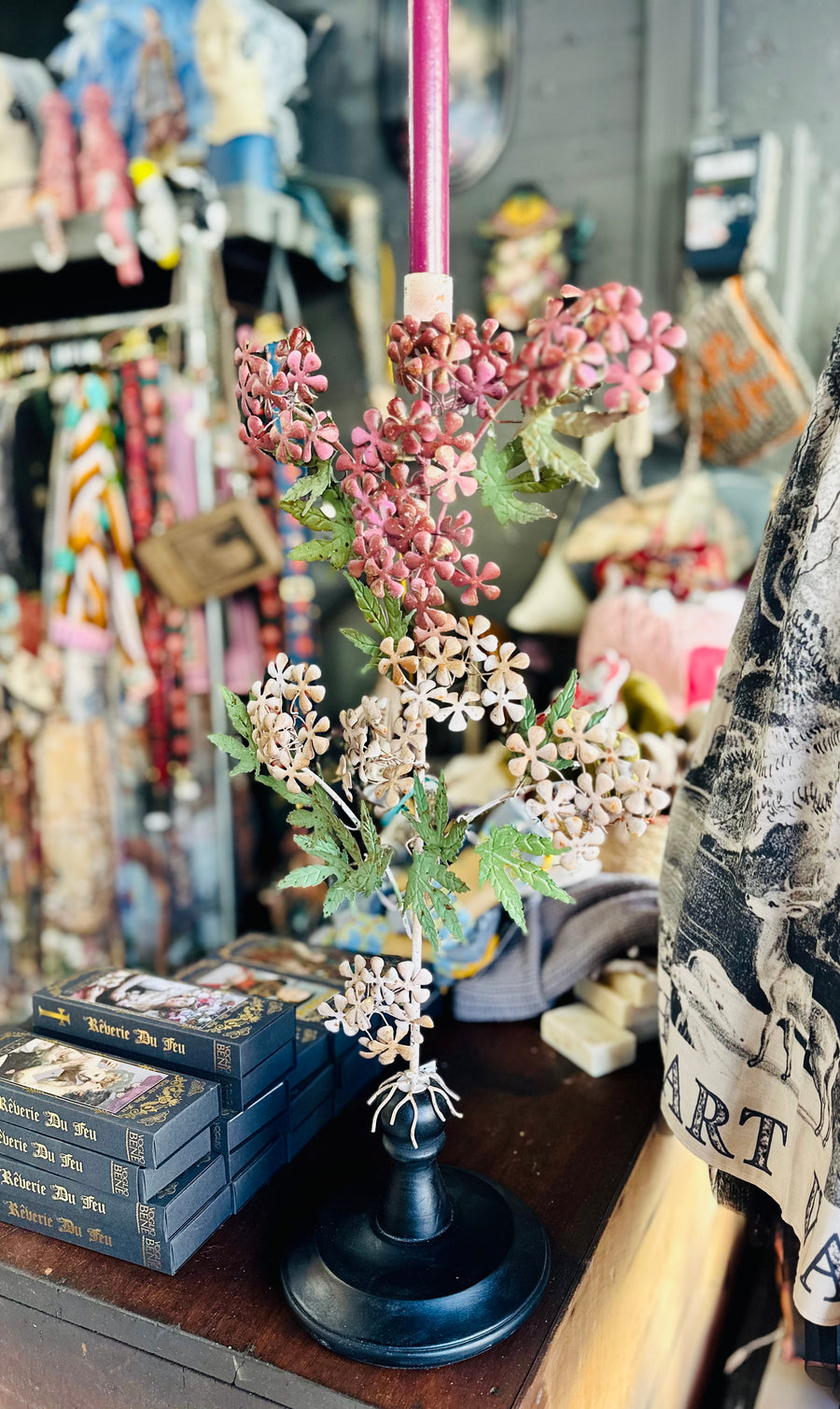 Hydrangea Candle Holder - Twitchers Emporium Store