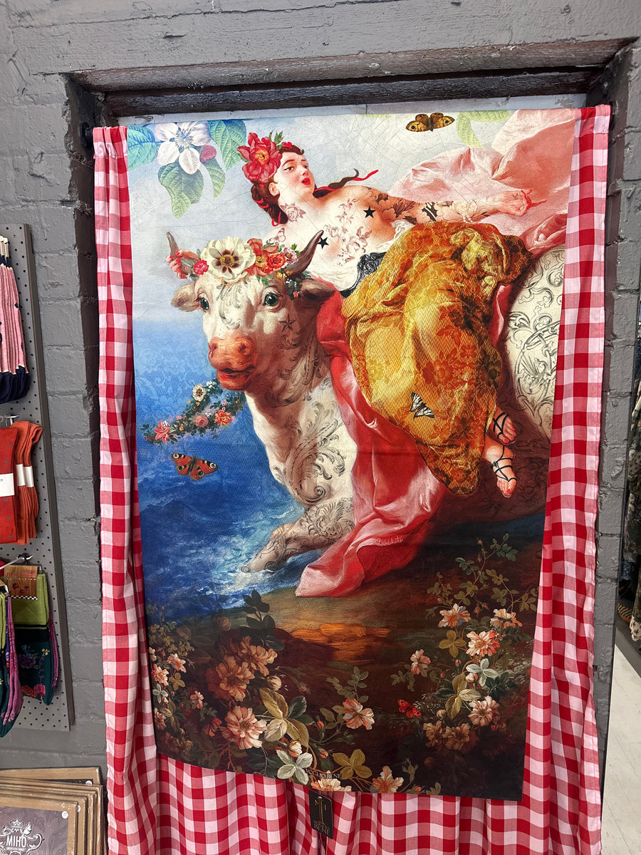 Velvet Wall Hanging - THE COW - Voglio Bene