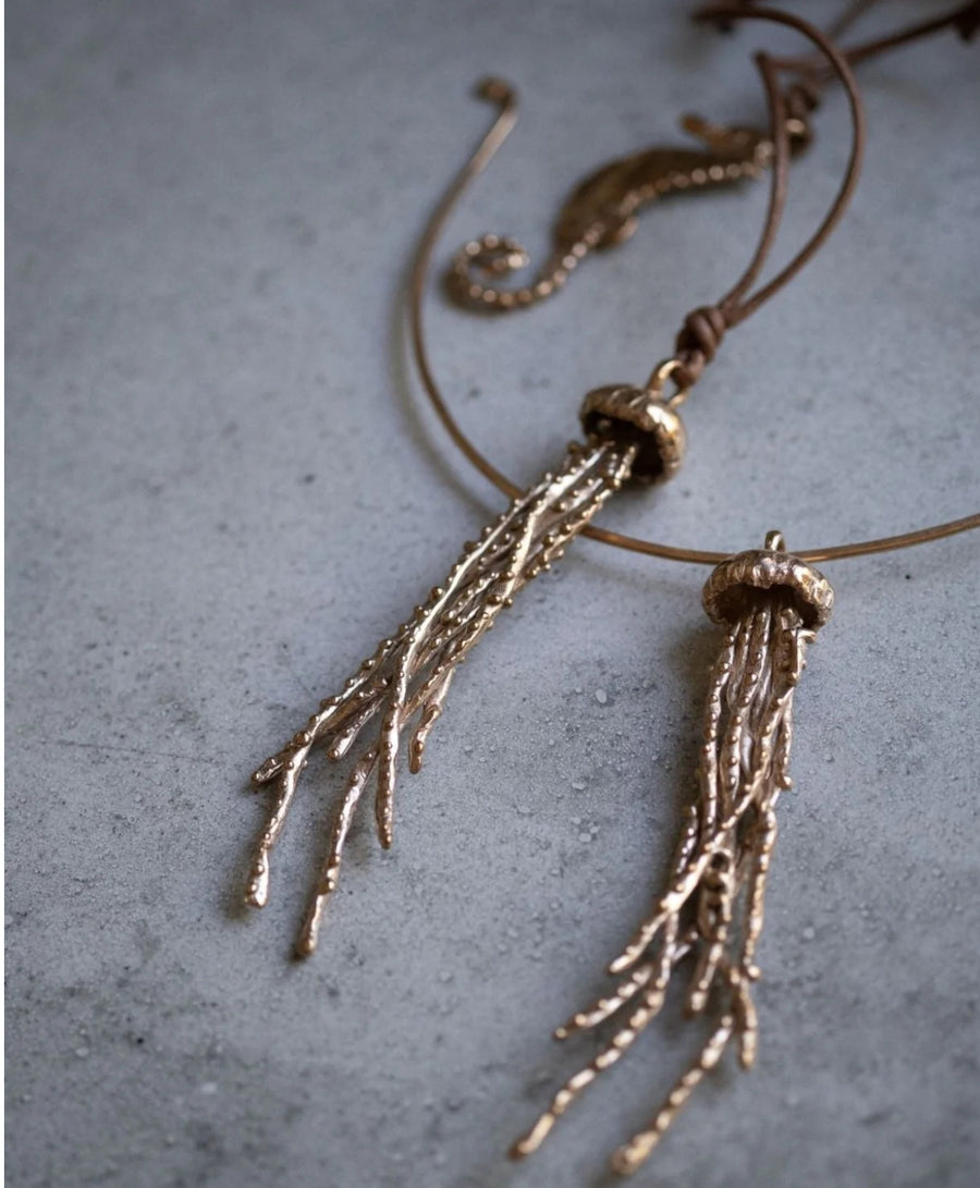 Medusa Leather Necklace