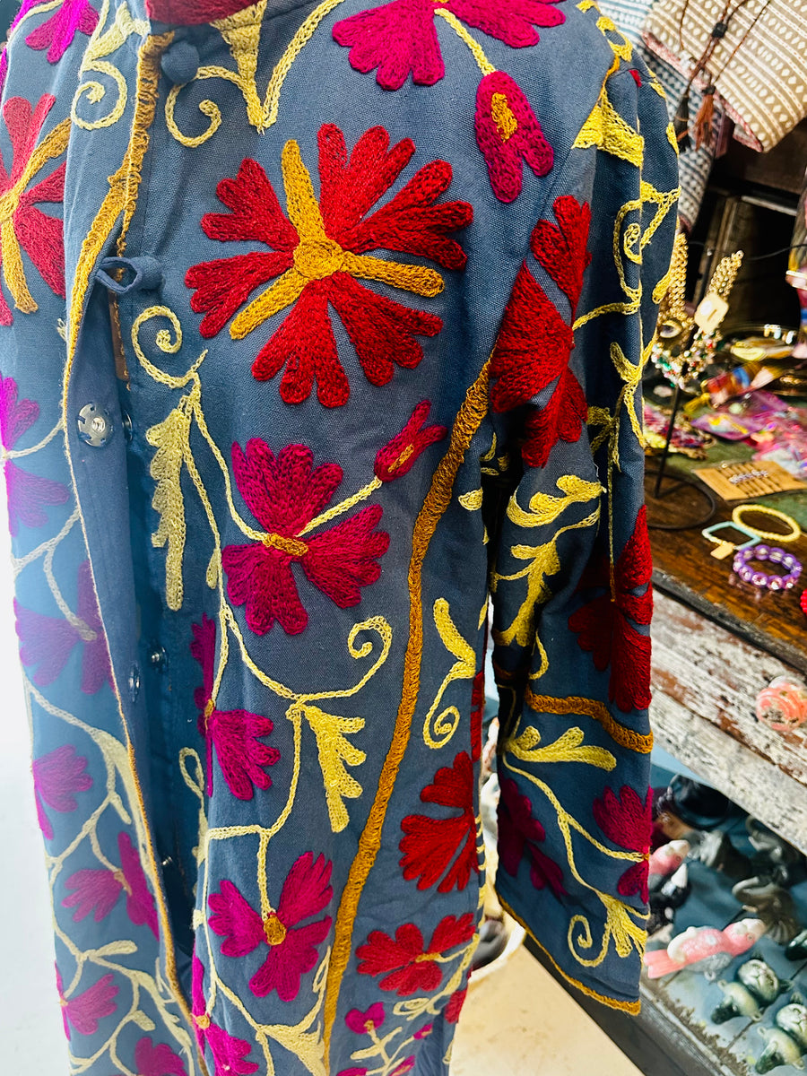 Long Suzani Embroidery jacket