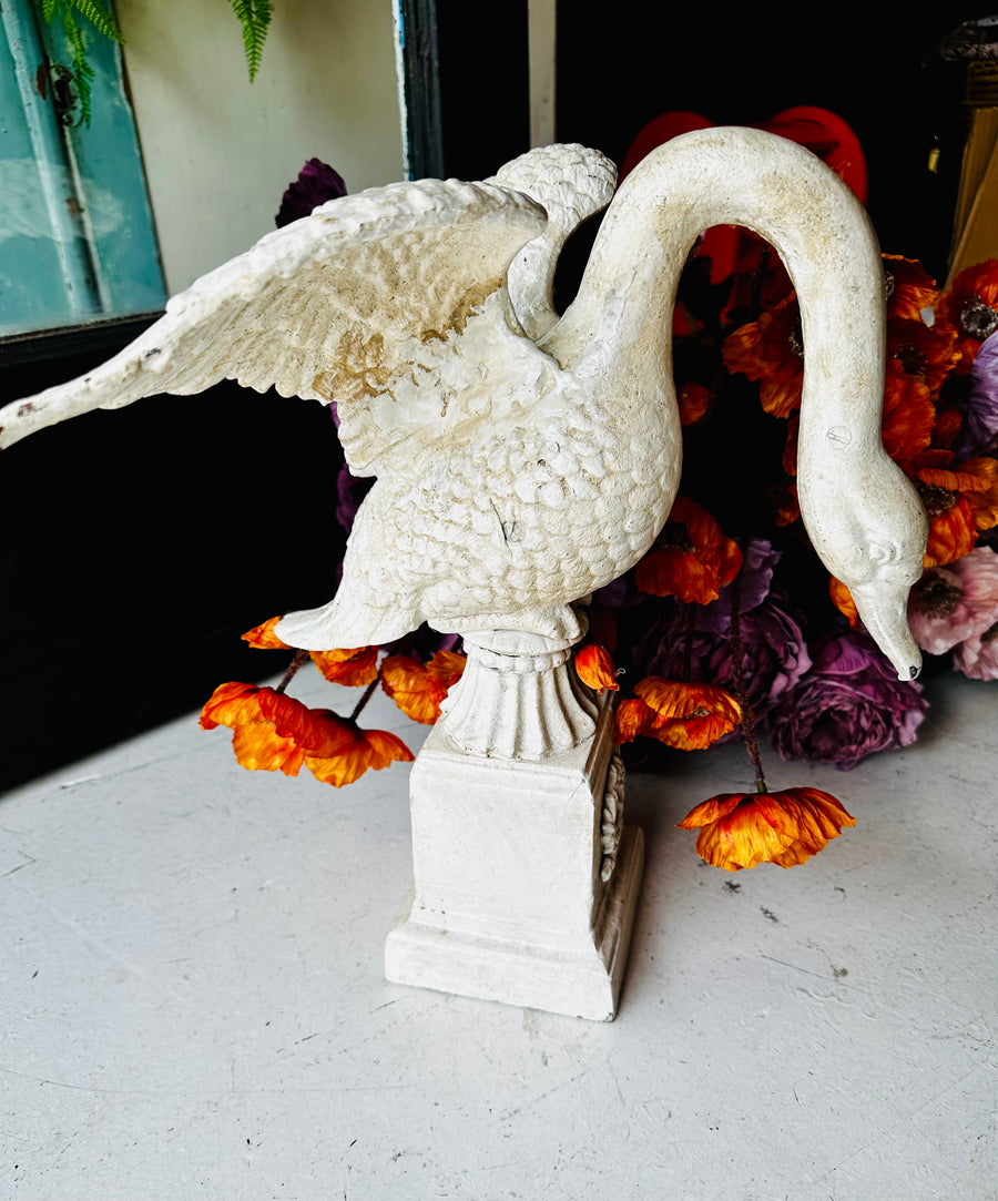 Cast Iron Swan