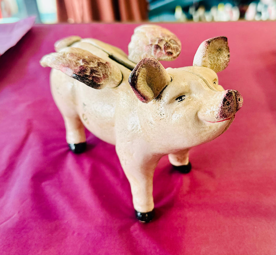 Cast Iron Flying Pig