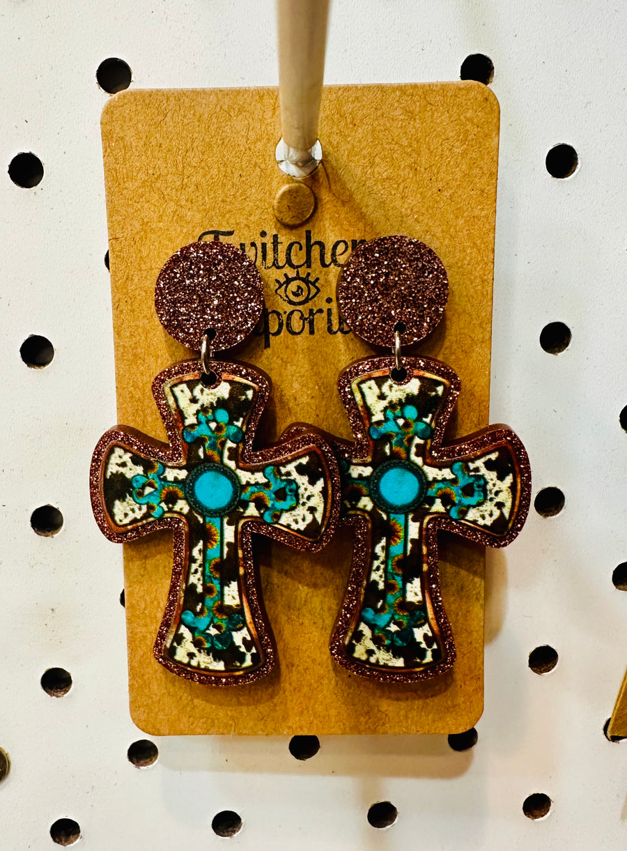 Crucifix Earrings