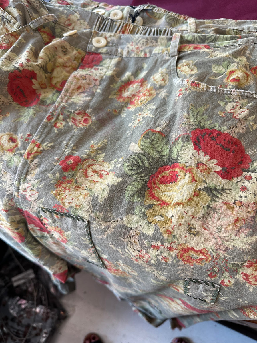 SALE - Traveler Pants -  Floral Meadow