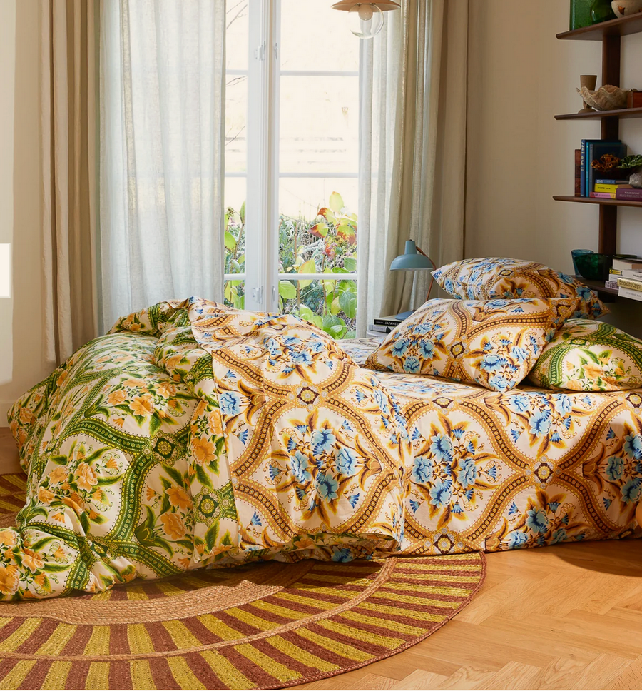 Margaret Cotton Quilt Cover - La Palma - Twitchers Emporium Store