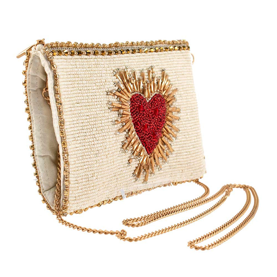 Heart Burst Crossbody Phone Bag