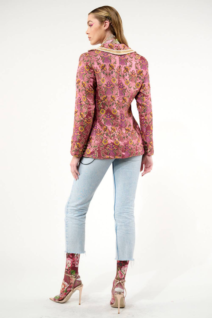 Renaissance Silk Jacquard Blazer