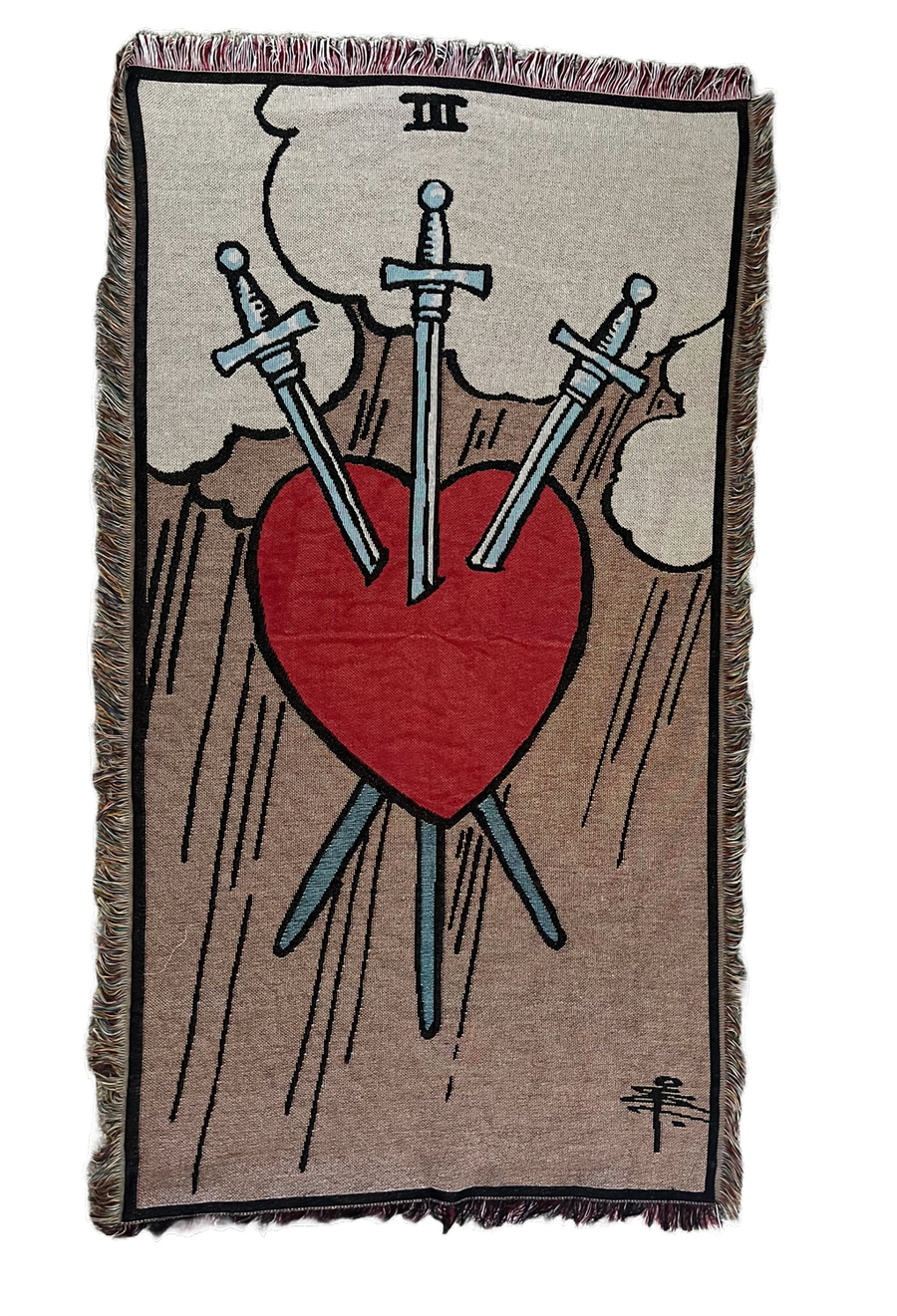 Three of Swords Blanket