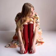 'Ornella' Cinnabar Cotton Socks - Twitchers Emporium Store