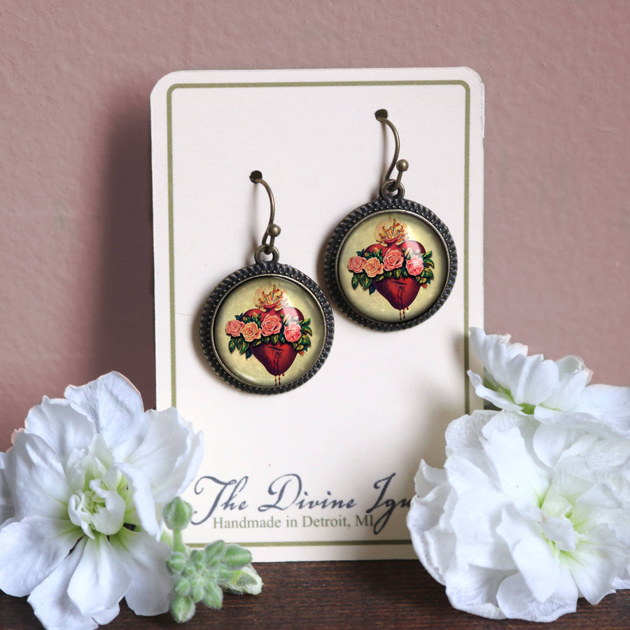 Immaculate Heart Earrings