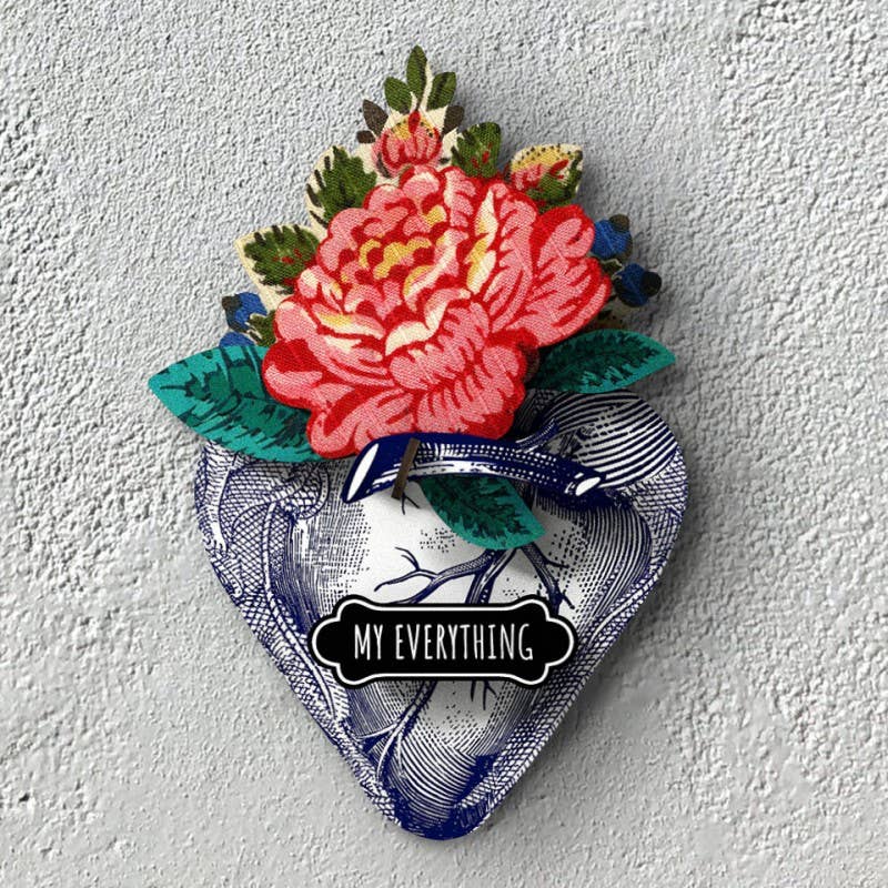 Decorative Heart Exvoto - My Everything