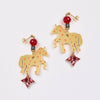 Star Horse Earrings - Gold/Pink - Twitchers Emporium Store