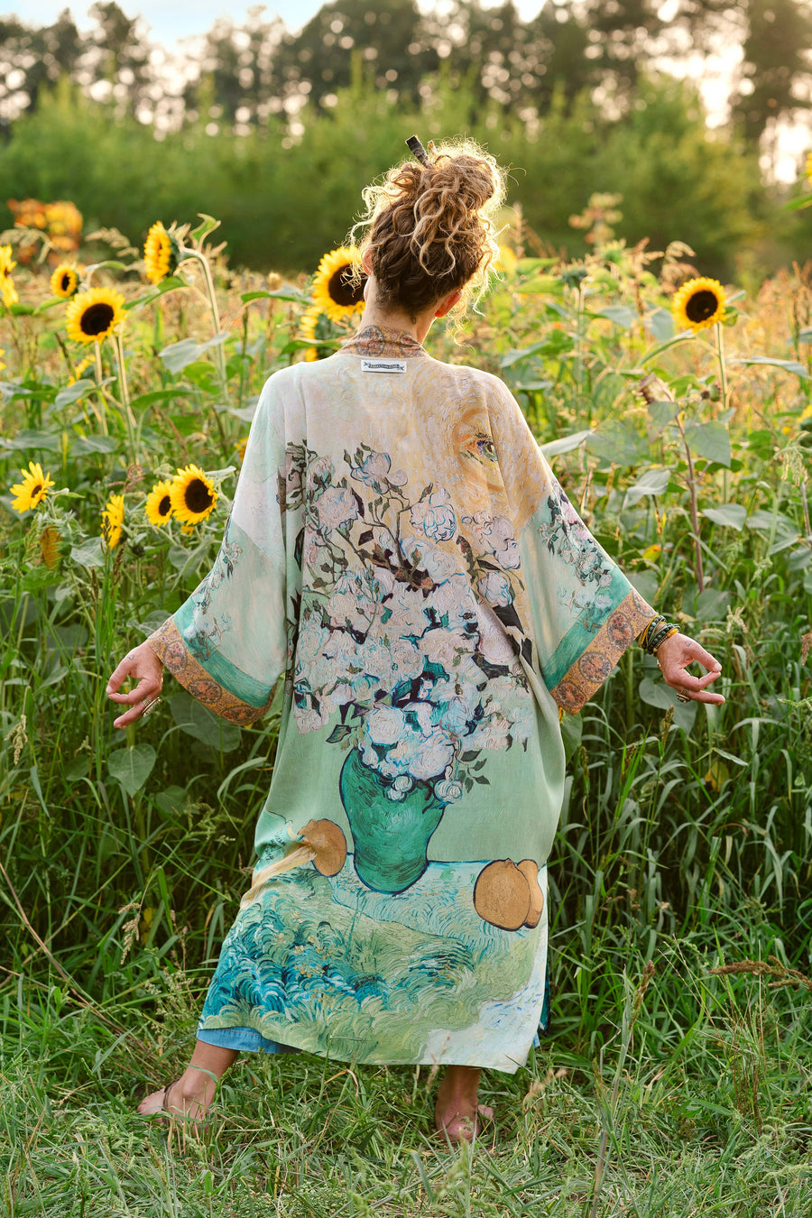 My Dream Van Gogh Long Kimono