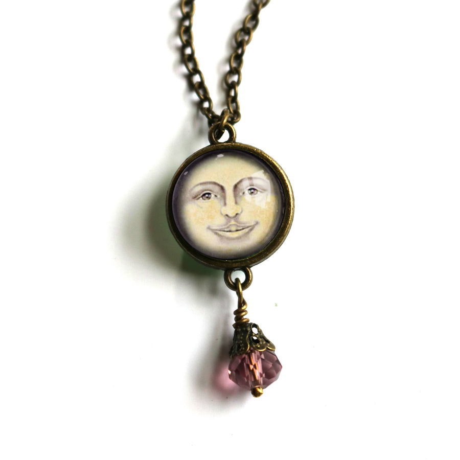 Man in the Moon Necklace