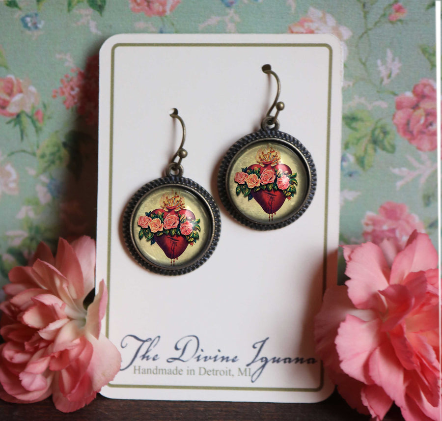 Immaculate Heart Earrings