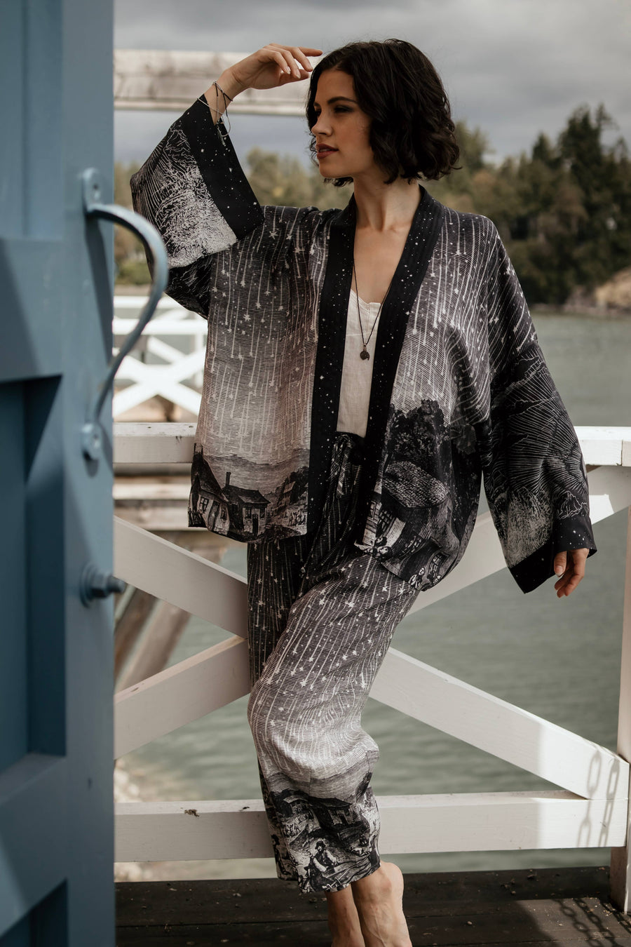 Stargazer Cropped Kimono