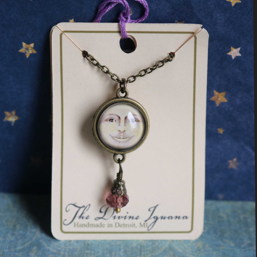 Man in the Moon Necklace