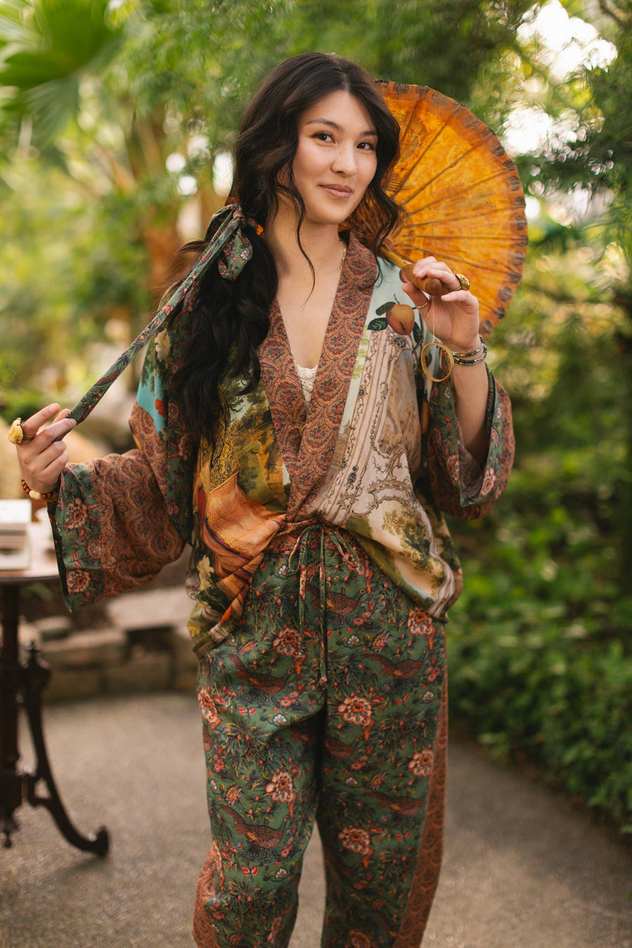 Secret Garden Cropped Kimono - Twitchers Emporium Store