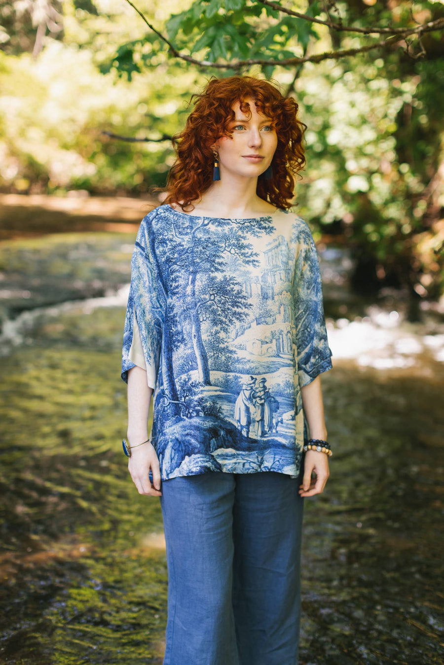 Let The Light In Luxe Tee w/ Delft