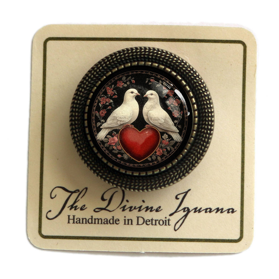 Love Birds Brooch