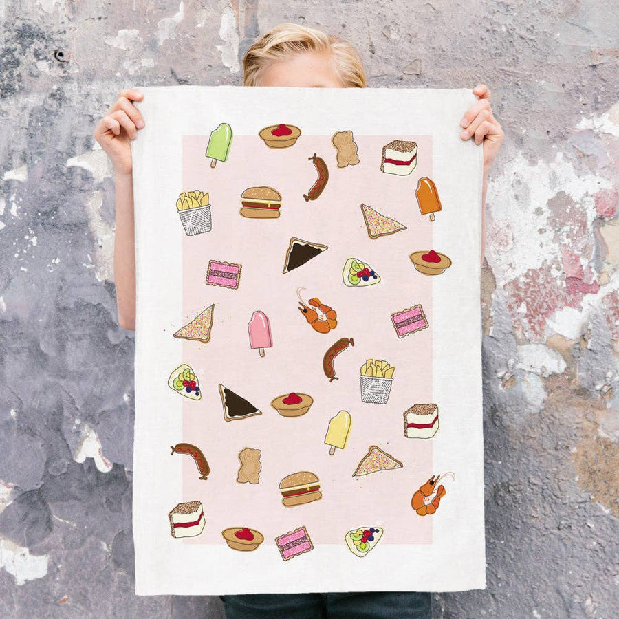 TEA TOWEL - AUSSIE FOODS - Twitchers Emporium Store