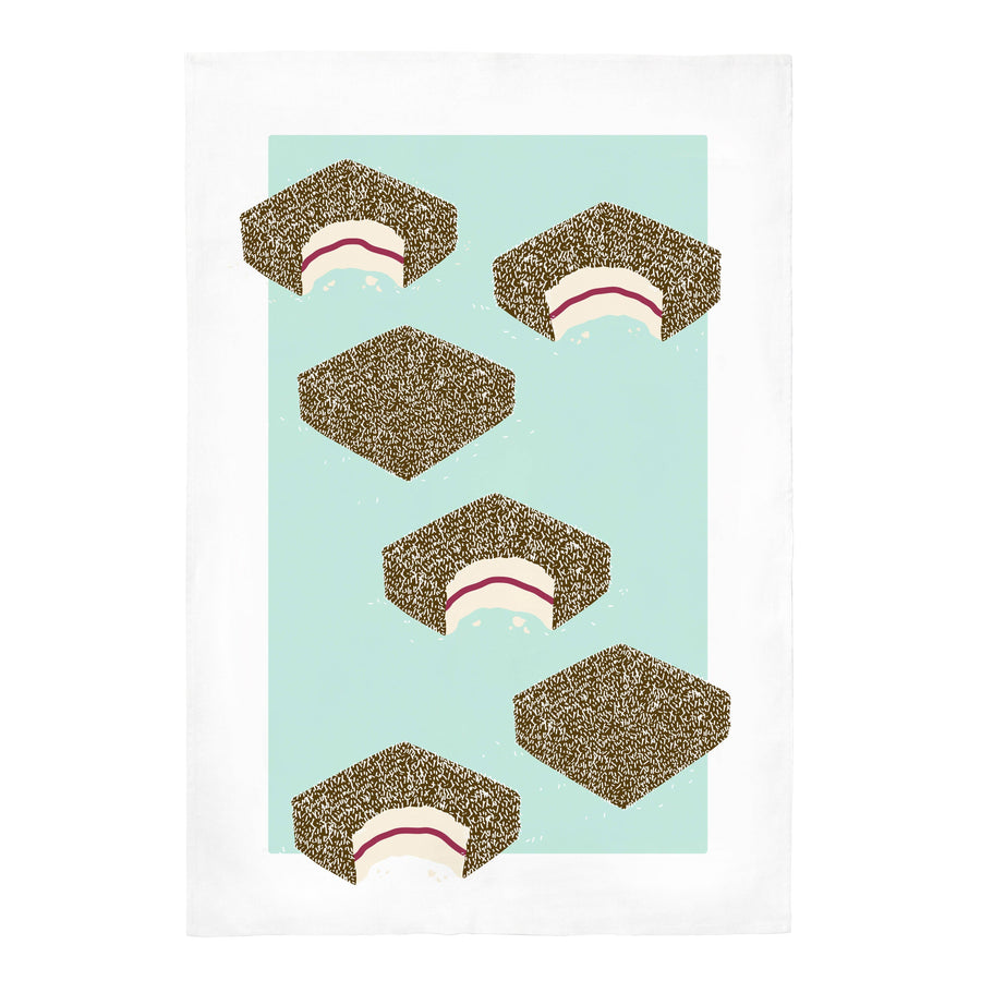TEA TOWEL - LAMINGTON - Twitchers Emporium Store