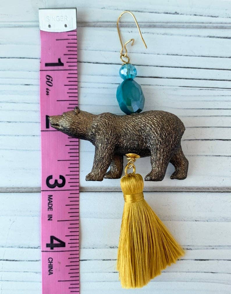 The California Bear Earrings