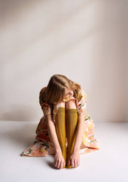 'Ornella' Ochre Cotton Socks - Twitchers Emporium Store