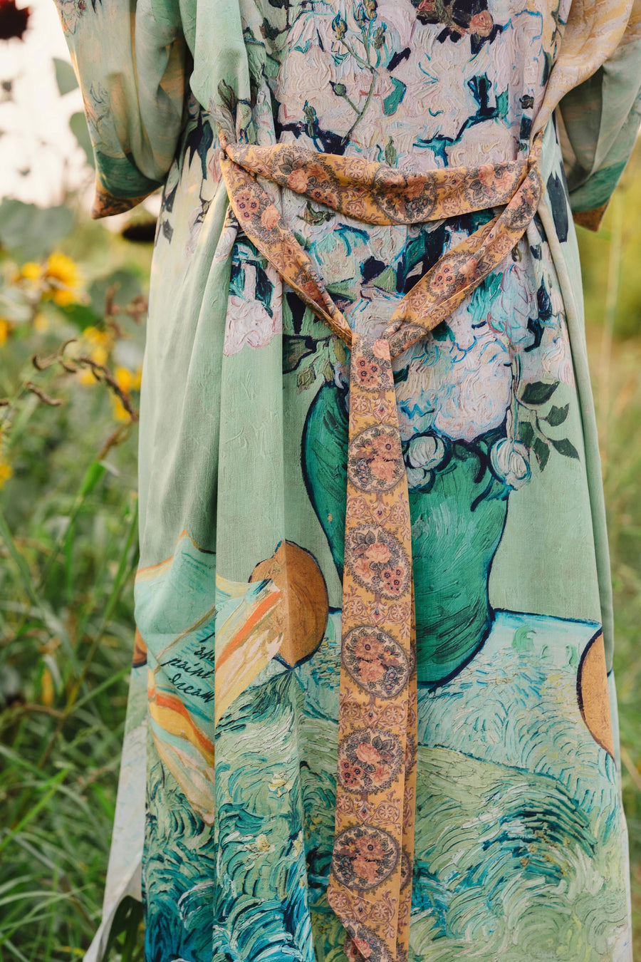 My Dream Van Gogh Long Kimono