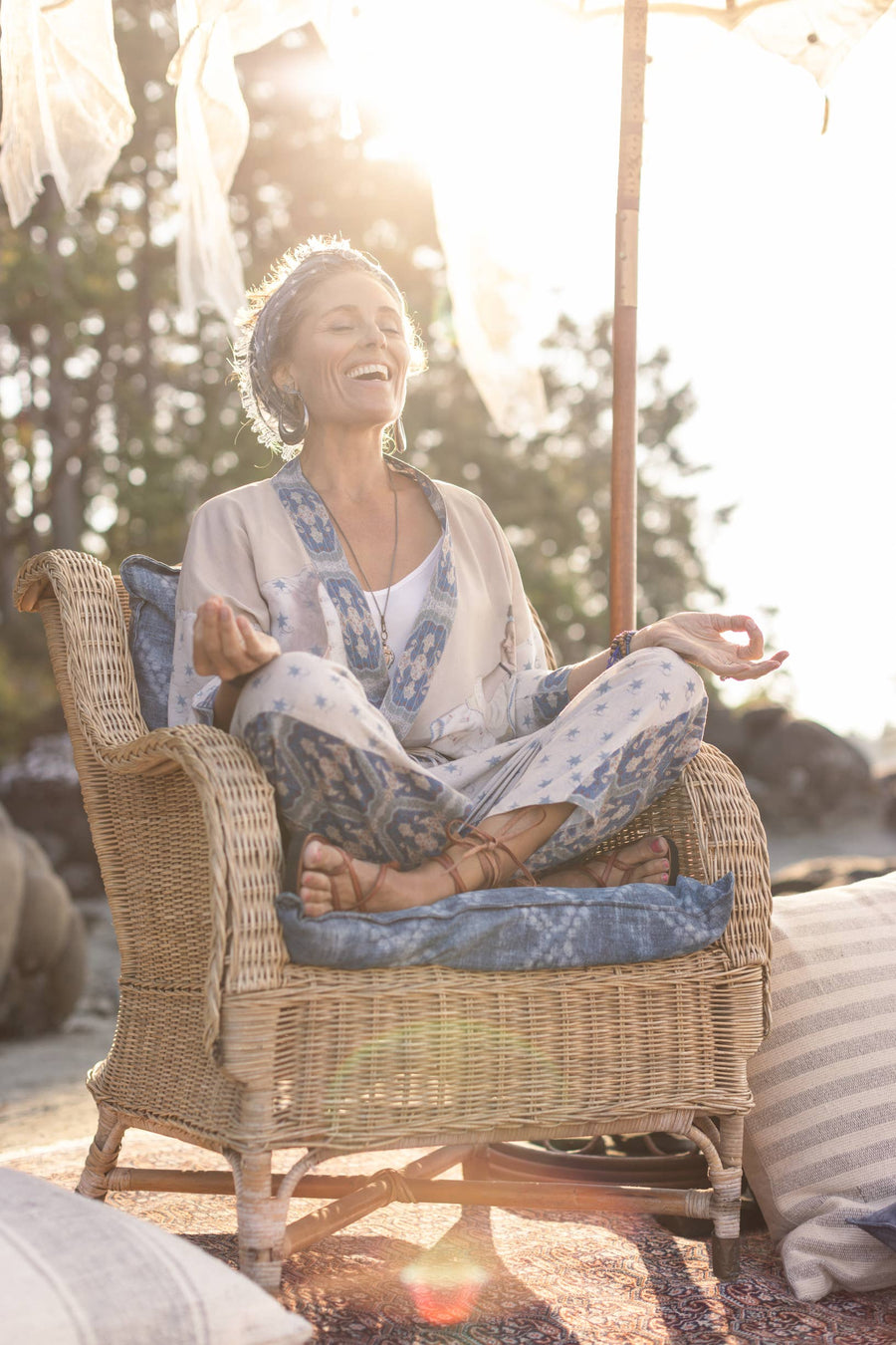 Head In The Clouds Linen Pants