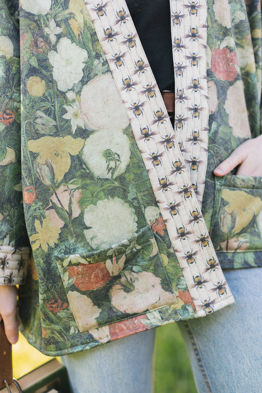 I Dream in Flowers Fleece Cardy