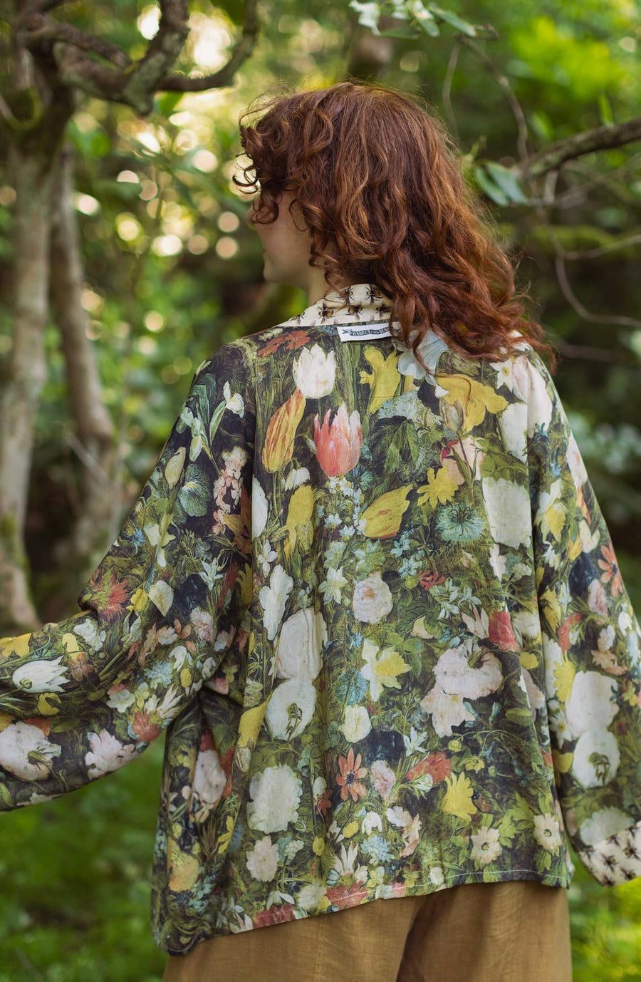 I Dream In Flowers Cropped Kimono - Twitchers Emporium Store